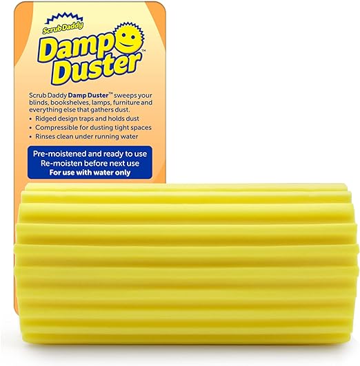 Scrub Daddy Damp Duster yellow